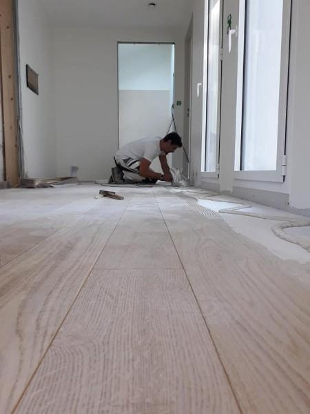 pose parquet contrecollé